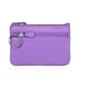 ILI RFID Leather Coin Holder/Key Ring